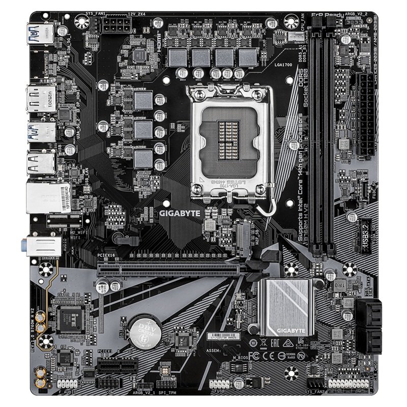GIGABYTE B760M H V2 / LGA 1700 / mATX - obrázek č. 1