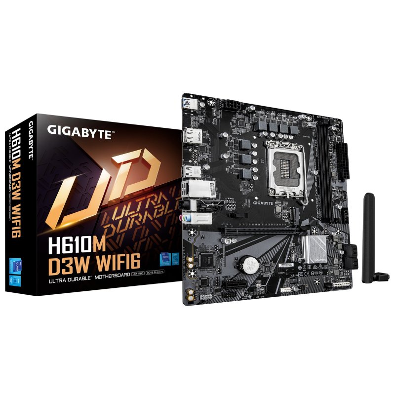 GIGABYTE H610M D3W WIFI6 / LGA 1700 / mATX - obrázek produktu