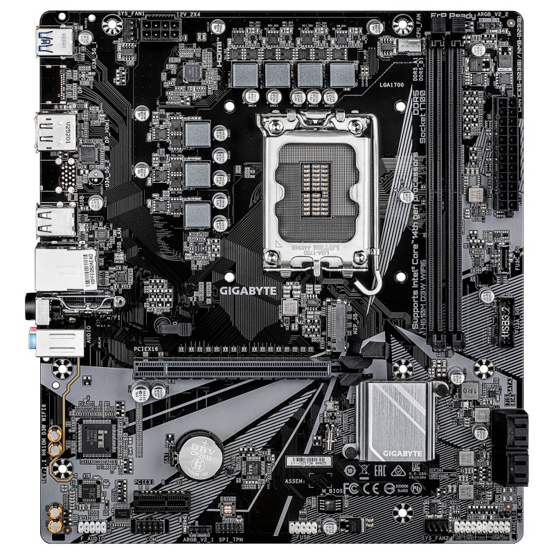 GIGABYTE H610M D3W WIFI6 / LGA 1700 / mATX - obrázek č. 1