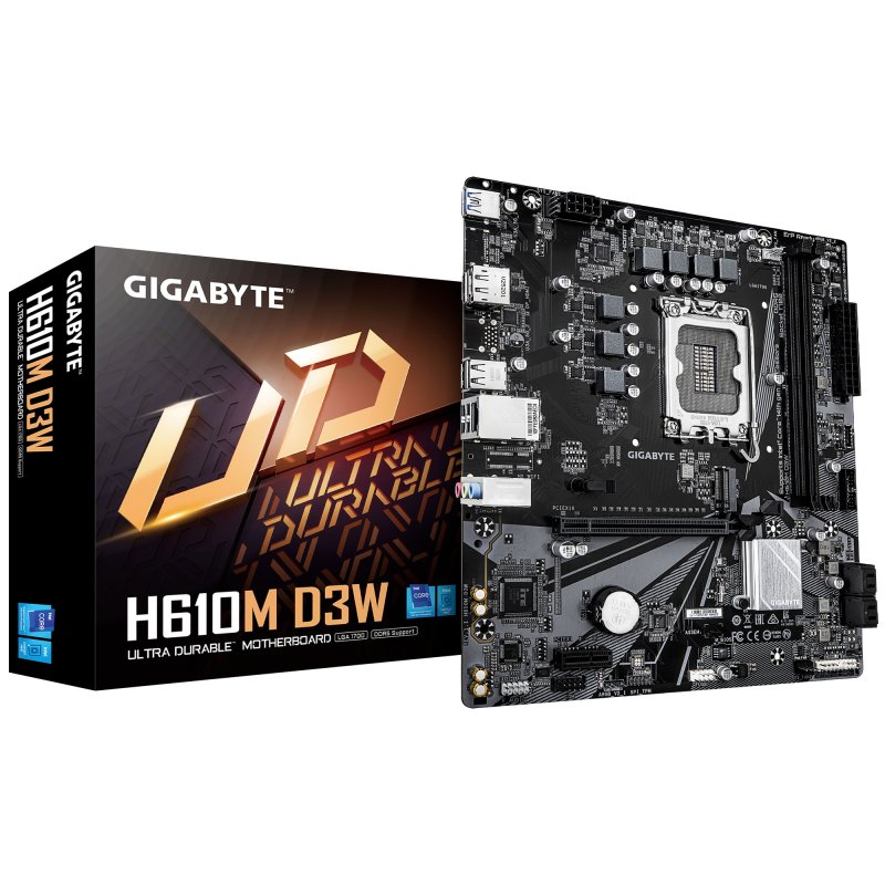 GIGABYTE H610M D3W / LGA 1700 / mATX - obrázek produktu