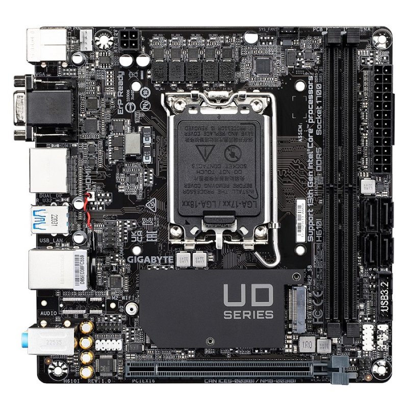 GIGABYTE H610I / LGA 1700 / mITX - obrázek produktu