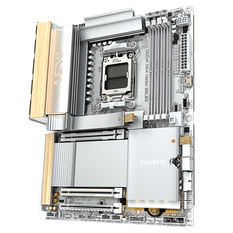 GIGABYTE X870E AERO X3D WOOD / AM5 / ATX - obrázek č. 1