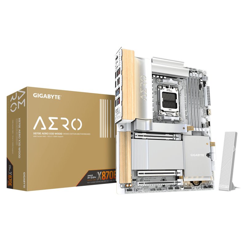 GIGABYTE X870E AERO X3D WOOD / AM5 / ATX - obrázek produktu
