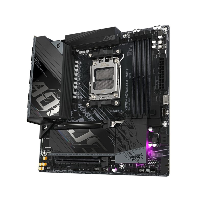 GIGABYTE X870M AORUS ELITE WIFI7 / AM5 / mATX - obrázek č. 3