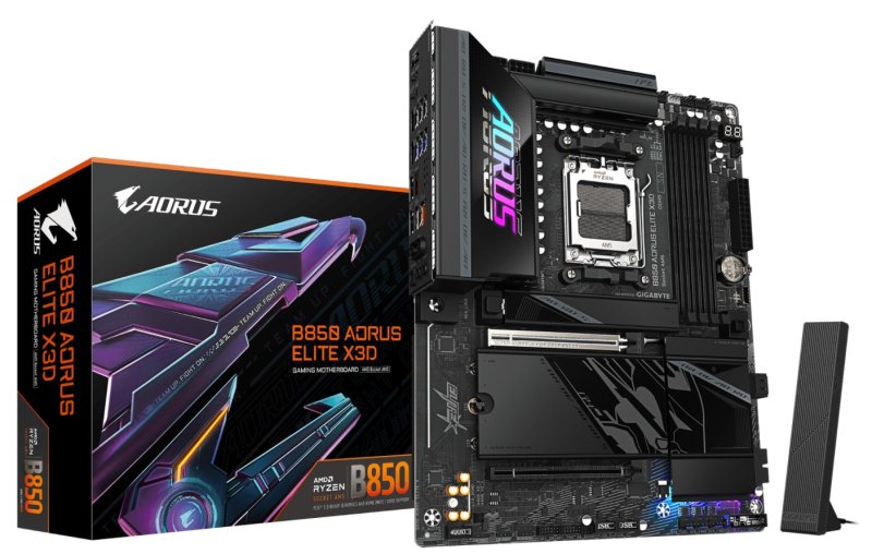 Gigabyte B850 AORUS ELITE X3D / AM5 / ATX - obrázek produktu