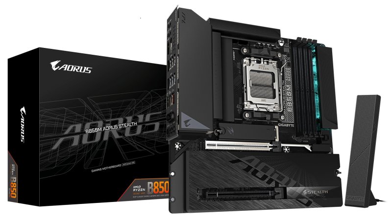 Gigabyte B850M AORUS STEALTH / AM5 / mATX - obrázek produktu