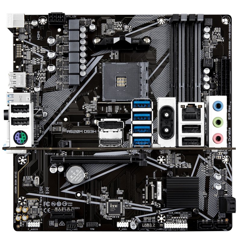 Gigabyte A520M DS3H WIFI6E / AM4 / mATX - obrázek č. 3