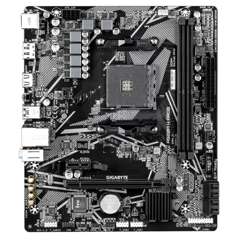 GIGABYTE A520M H ARGB / AM4 / mATX - obrázek č. 2