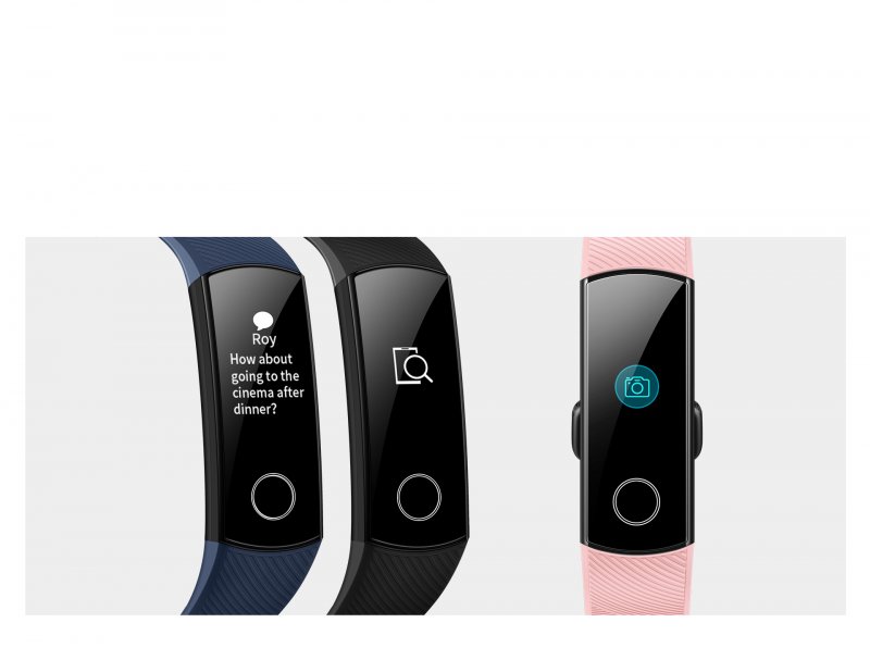 Honor Band 5/ Black/ Sport Band/ Pink - obrázek č. 3