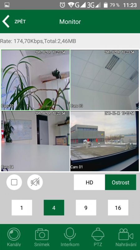 iGET HGDVK46704 - Kamerový CCTV set HD 720p, 4CH DVR rekordér + 4x HD 720p kamera,Win/ Mac/ Andr/ iOS - obrázek č. 2