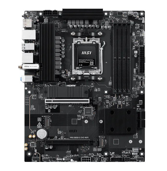 MSI PRO B850-S EVO WIFI / AM5 / ATX - obrázek č. 1