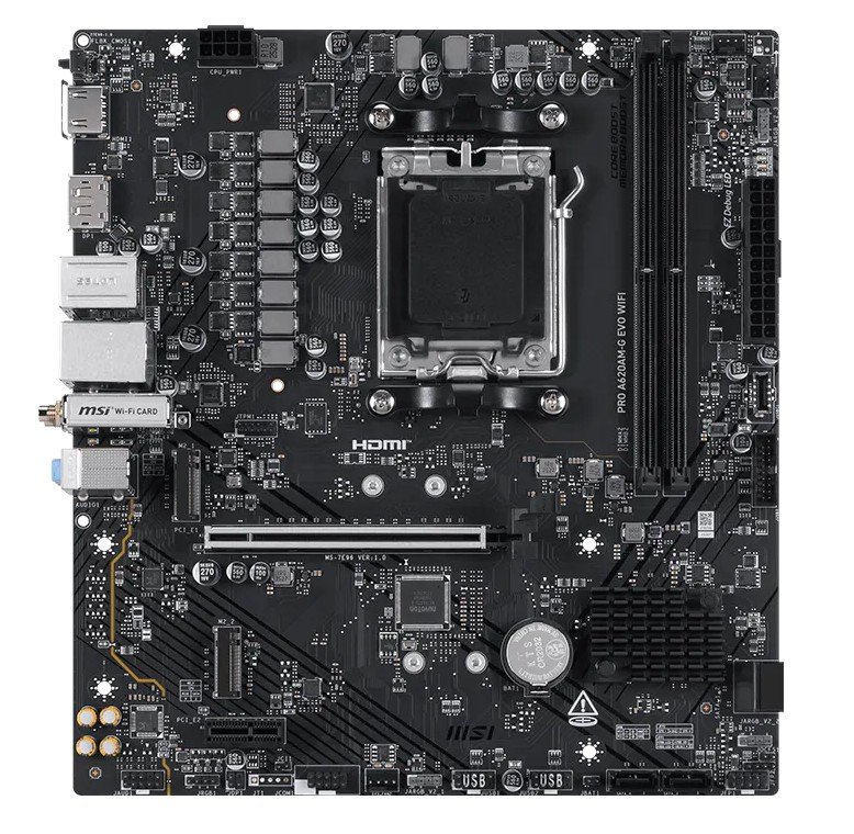 MSI PRO A620AM-G EVO WIFI / AM5 / mATX - obrázek č. 1