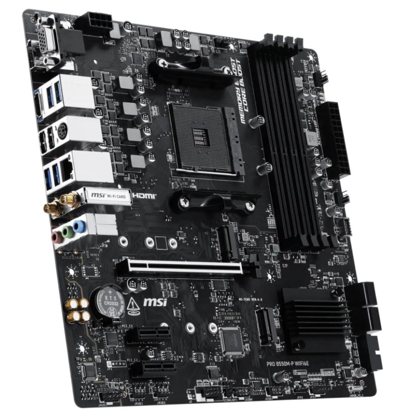MSI PRO B550M-P WIFI6E / AM4 / mATX - obrázek č. 4