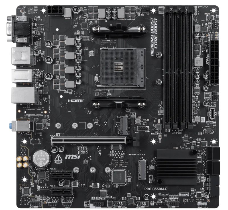 MSI PRO B550M-P / AM4 / mATX - obrázek č. 1