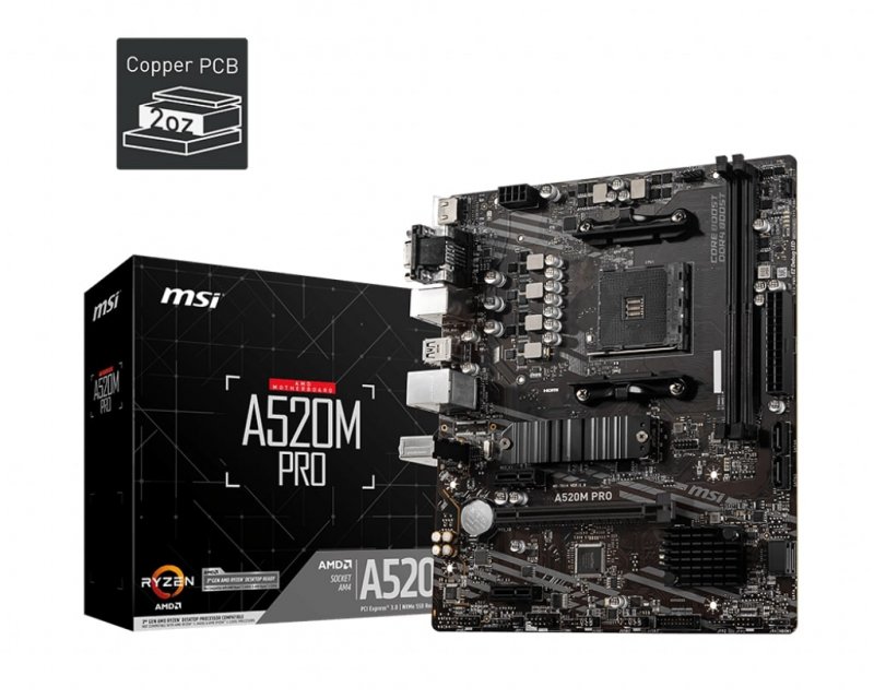 MSI A520M PRO - obrázek č. 4