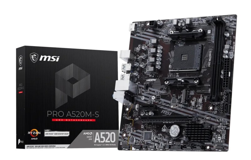 MSI PRO A520M-S / AM4 / mATX - obrázek produktu