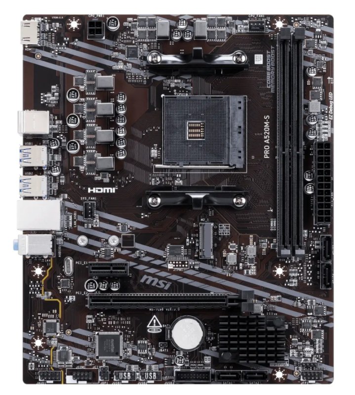 MSI PRO A520M-S / AM4 / mATX - obrázek č. 1