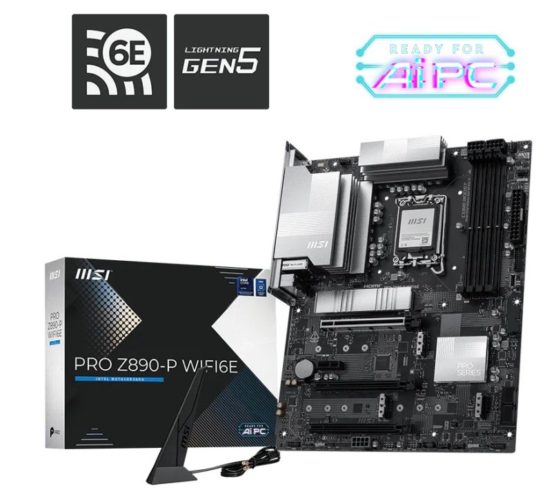 MSI PRO Z890-P WIFI6E / LGA 1851 / ATX - obrázek produktu
