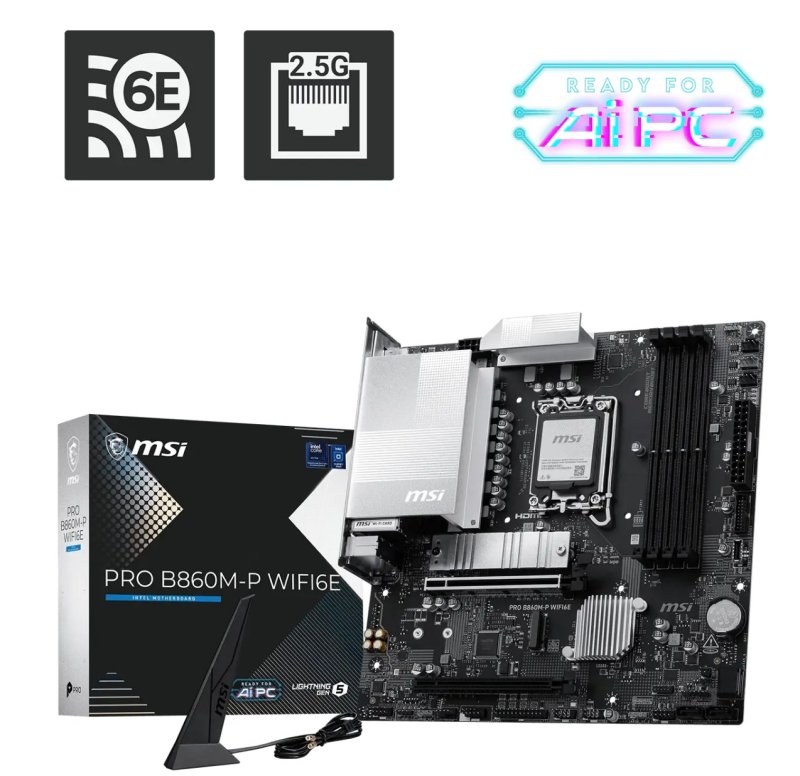 MSI PRO B860M-P WIFI6E / LGA 1851 / mATX - obrázek produktu