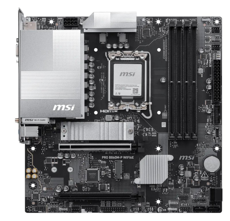 MSI PRO B860M-P WIFI6E / LGA 1851 / mATX - obrázek č. 1