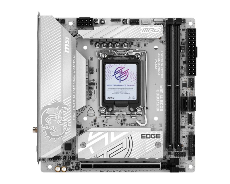 MSI MPG B860I EDGE TI WIFI / LGA 1851 / mITX - obrázek č. 2