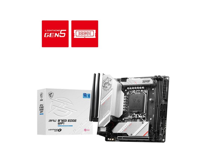 MSI MPG B760I EDGE WIFI / LGA 1700 / mITX - obrázek produktu