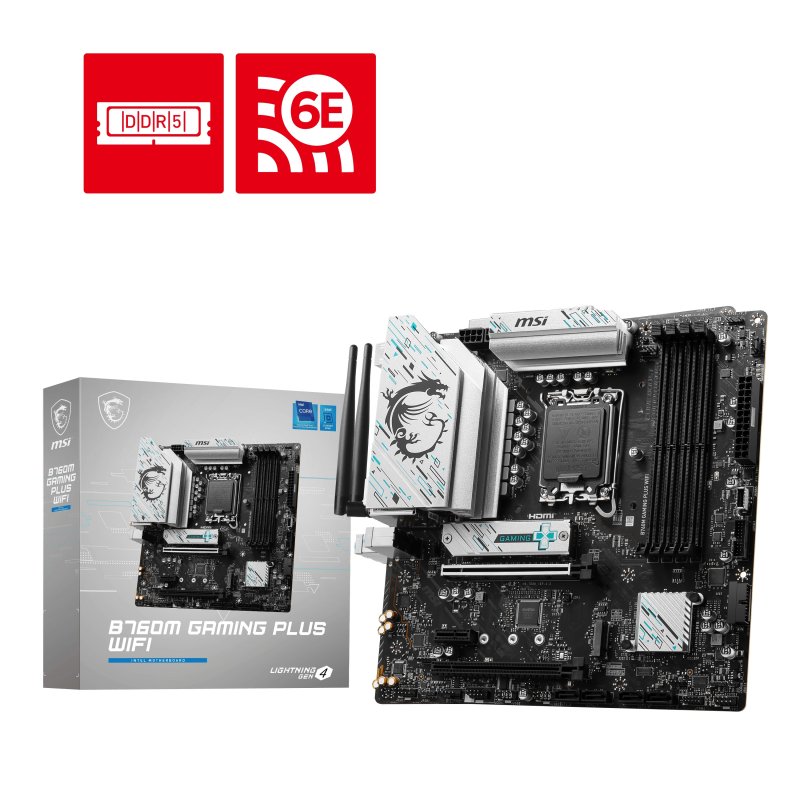 MSI B760M GAMING PLUS WIFI / LGA 1700 / mATX - obrázek produktu