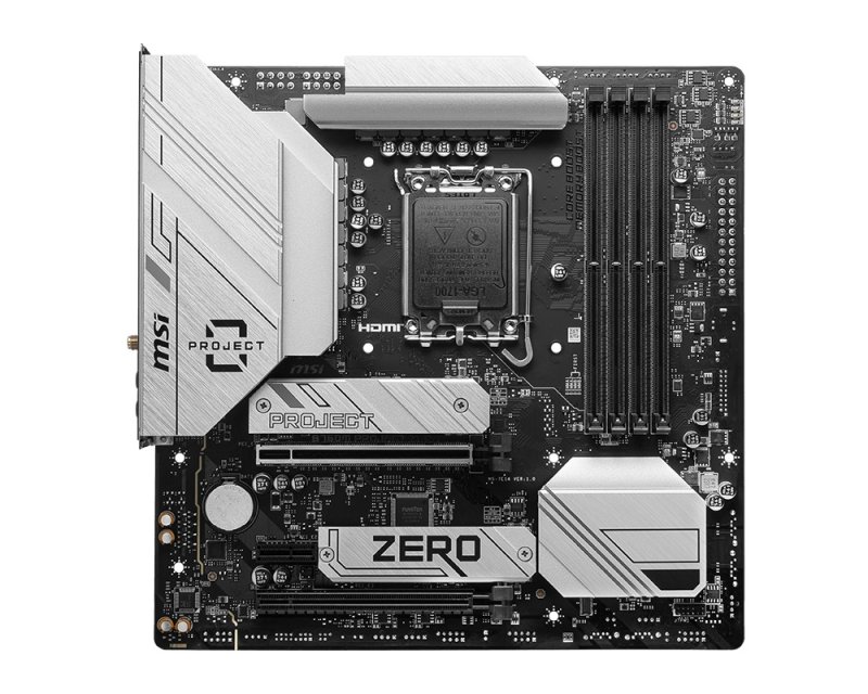 MSI B760M PROJECT ZERO / LGA 1700 / mATX - obrázek č. 1