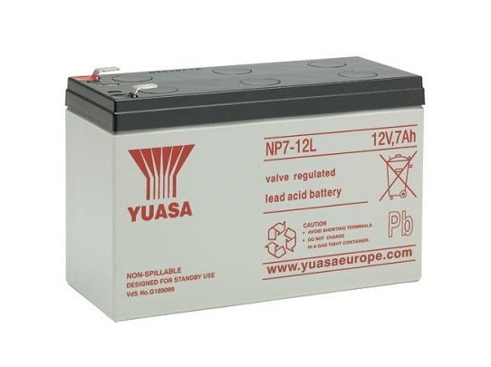 Baterie pro UPS - YUASA NP7-12L (12V/ 7Ah/ faston F2) - obrázek produktu