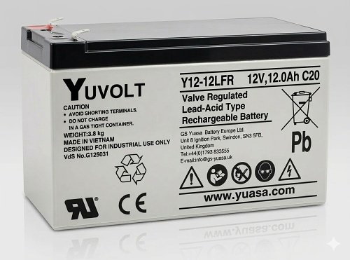 Yuasa YUVOLT Y12-12FR F2 VdS (12V, 12Ah) - obrázek produktu
