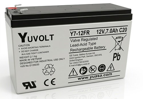 Yuasa YUVOLT Y7-12FR VdS (12V, 7Ah, F1) - obrázek produktu