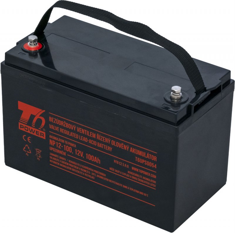 Akumulátor T6 Power NP12-100, 12V, 100Ah - obrázek produktu