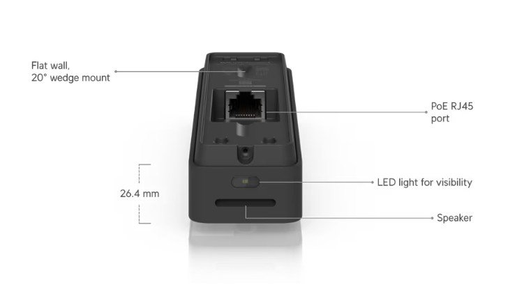 Ubiquiti UVC-Doorbell-Lite-B, UniFi Protect Doorbell Lite, černá - obrázek č. 1