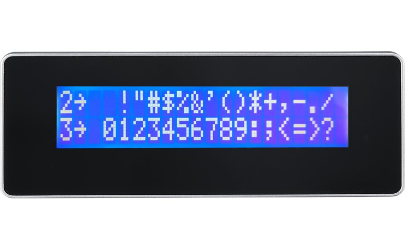 LCD displej zákaznický LCM 20x2 pro AerPOS, černý - obrázek č. 3
