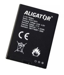 ALIGATOR Baterie A675/ A670/ A620/ A430/ A680/ VS900, 900 mAh Li-Ion, originální  (AR40BAL)