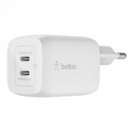 Belkin 65W dual napájecí adaptér bílý  (WCH013vfWH)