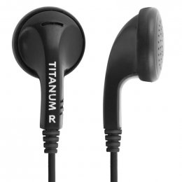 Titanum TH108K Stereo sluchátka do uší, černá  (TH108K - 5901299919071)