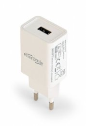 Gembird USB nabíječka 2,1A, bílá  (EG-UC2A-03-W)