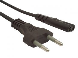 GEMBIRD napájecí kabel pro NTB 2pin C8, 1,8m  (PC-184/2)