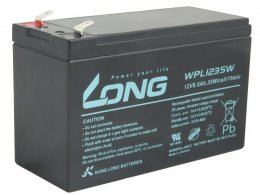 LONG baterie 12V 8,5Ah F2 HighRate LongLife 9 let (WPL1235W)  (PBLO-12V008,5-F2AHL)