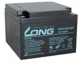 LONG baterie 12V 26Ah M5 LongLife 12 let (WPL26-12N)  (PBLO-12V026-F6AL)