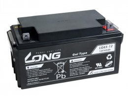 LONG baterie 12V 65Ah M6 LongLife 12 let (WPL65-12AN)  (PBLO-12V065-F8AL)