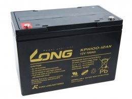 LONG baterie 12V 100Ah M6 HighRate LongLife 12 let (KPH100-12AN)  (PBLO-12V100-F8AHL)