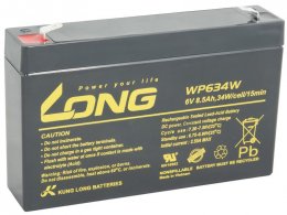 LONG baterie 6V 8,5Ah F2 HighRate (WP634W)  (PBLO-6V008,5-F2AH)