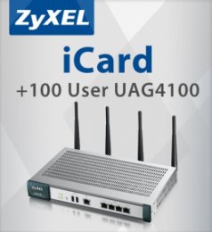 ZYXEL UAG4100 e-license from 200 to 300 clients  (LIC-SX-ZZ0002F)