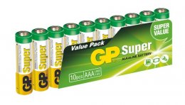 GP Super Alkaline 10ks AAA  (1013100102)