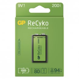GP nabíjecí baterie ReCyko 9V 1PP  (1032521020)