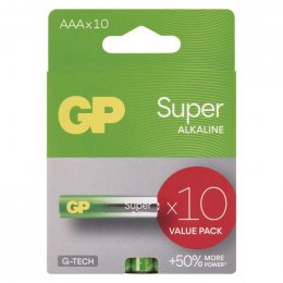 GP Alkalická baterie SUPER AAA (LR03)- 10ks  (1013121001)