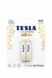 TESLA - baterie AAA GOLD+, 2ks, LR03  (12030220)