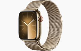Apple Watch S9 Cell/ 45mm/ Gold/ Elegant Band/ Gold  (MRMU3QC/A)